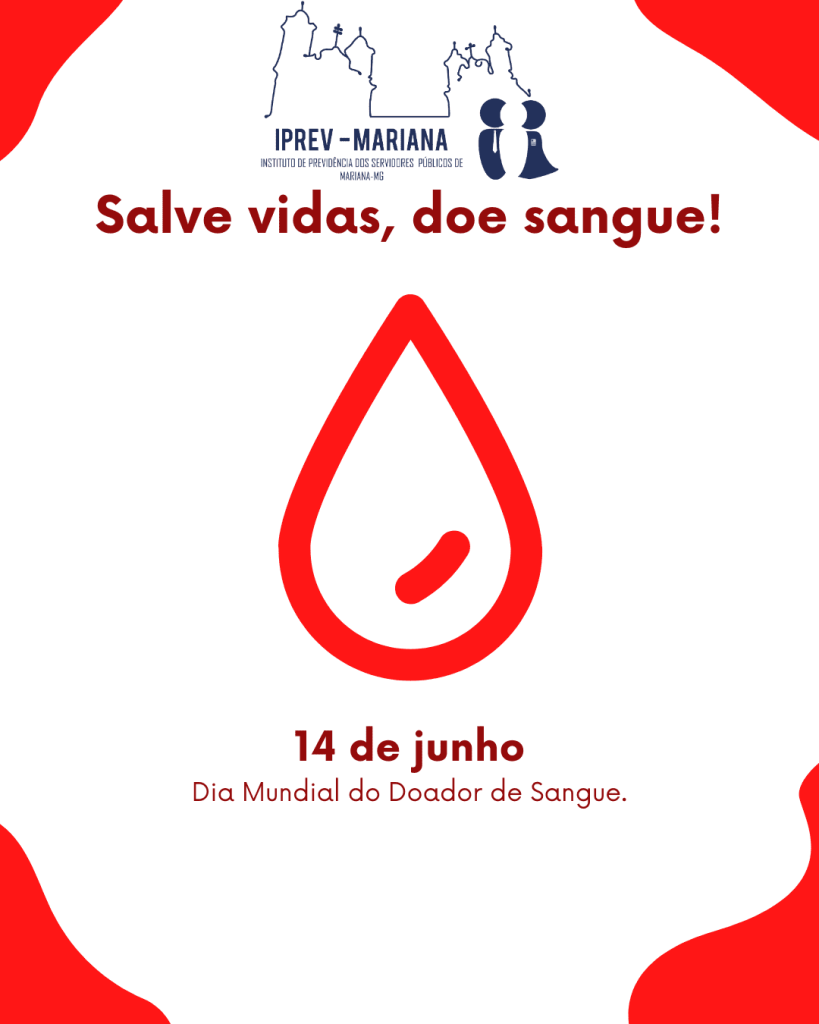 14 de Junho, Dia Mundial do Doador de Sangue!