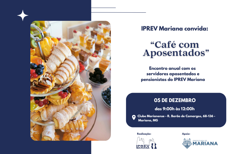 Café com Aposentados no Clube Marianense