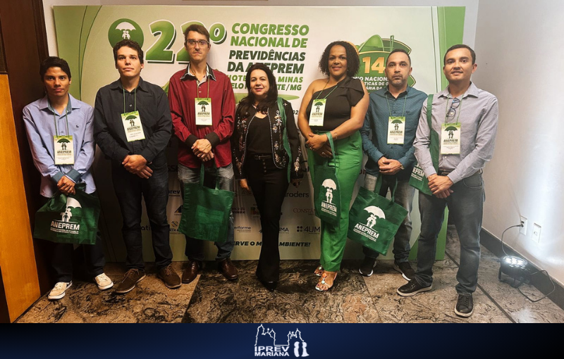 Equipe IPREV Mariana e membros do Comitê de Investimentos participam de Congresso