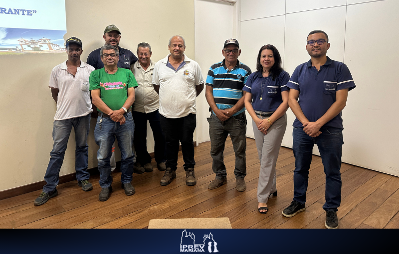 “IPREV ITINERANTE” acontece no Setor da Elétrica da Prefeitura de Mariana