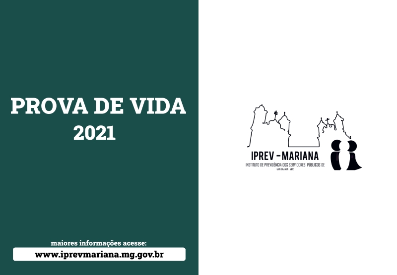 IPREV Mariana convoca aposentados e pensionistas para realização da Prova de Vida 2021
