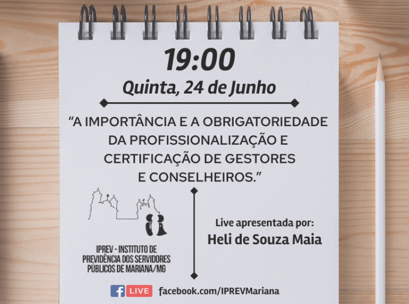 LIVE: A Importância e a Obrigatoriedade da Profissionalização e Certificação de Gestores e Conselheiros