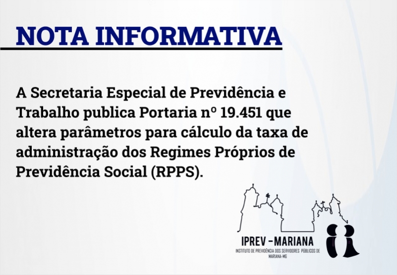 NOTA INFORMATIVA