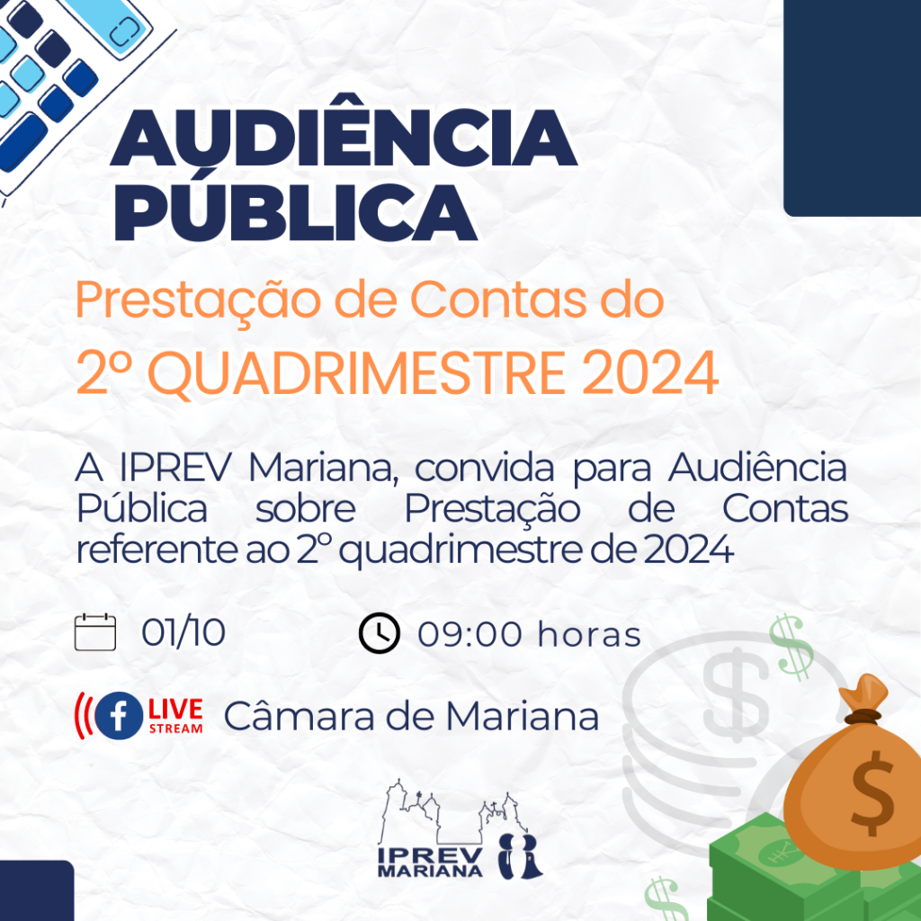 Prestação de Contas do 2º quadrimestre de 2024