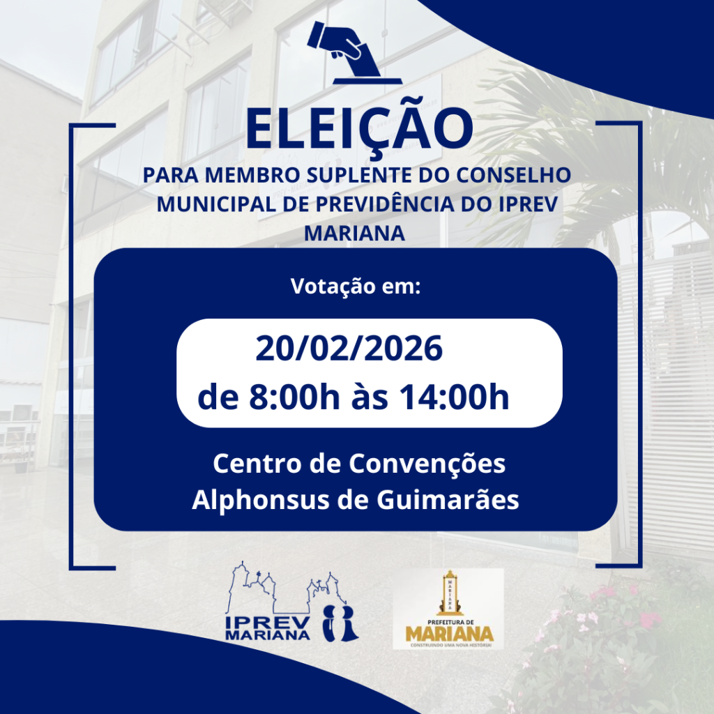 Eleição de Membro Suplente do Conselho Municipal de Previdência