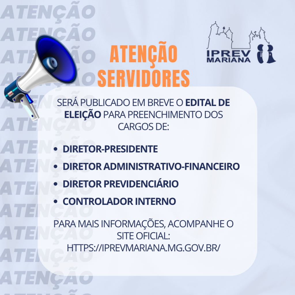 Será publicado em breve o Edital de Eleição