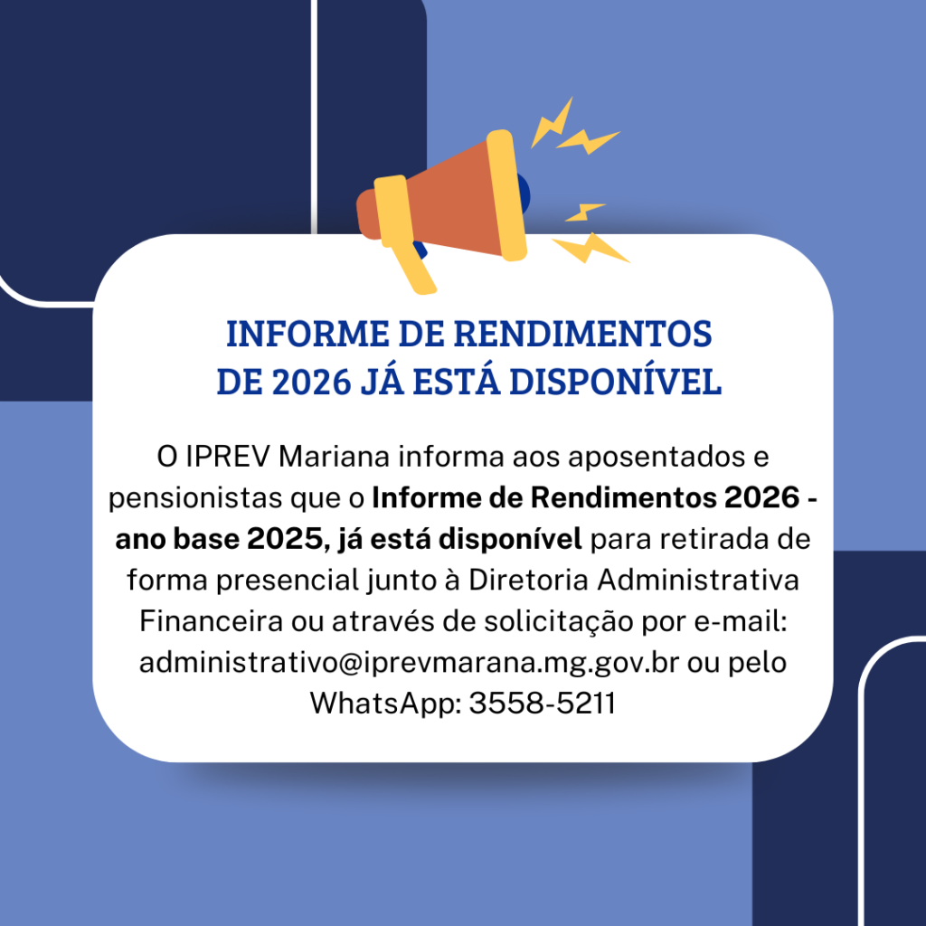 Informe de Rendimentos 2026