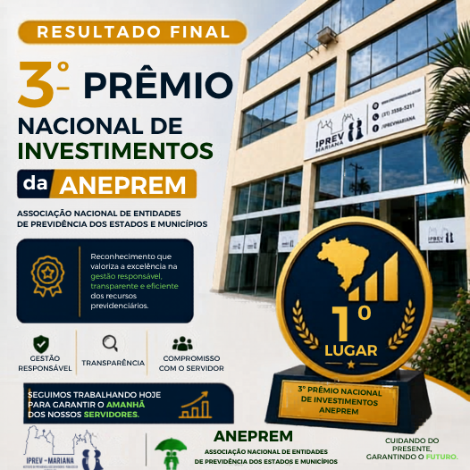 Resultado Final da 3ª Edição do Prêmio Nacional de Investimentos da ANEPREM
